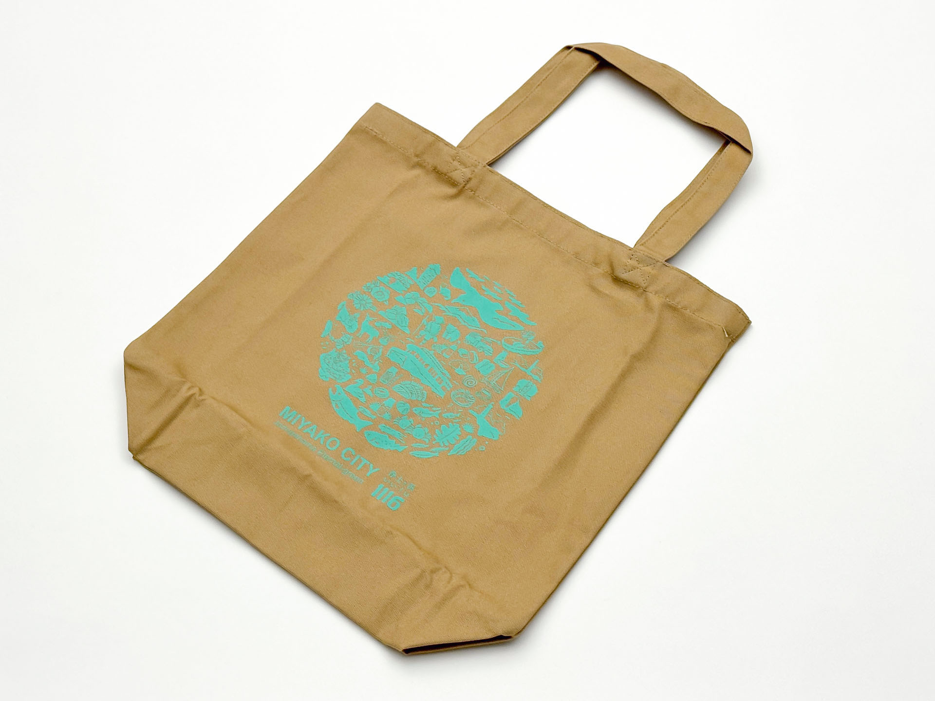 浄土ヶ浜いいイロヘビートートバッグ（サファリ）【新色】